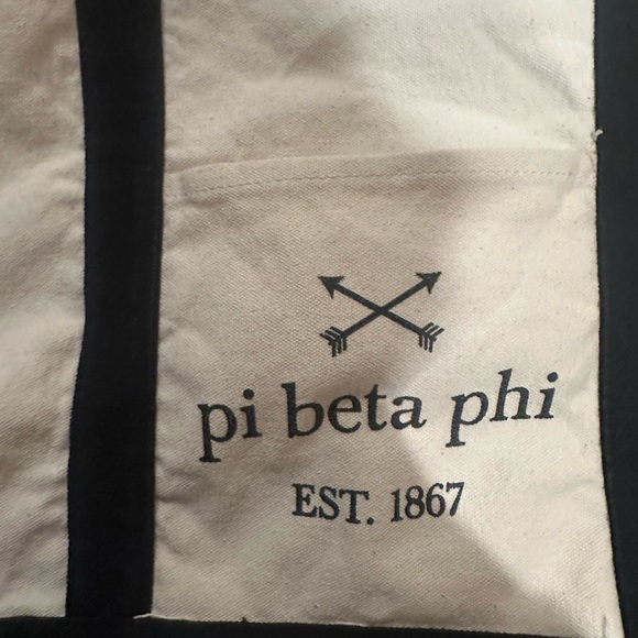 Black and White Tote Bag - Picture 2 of 3